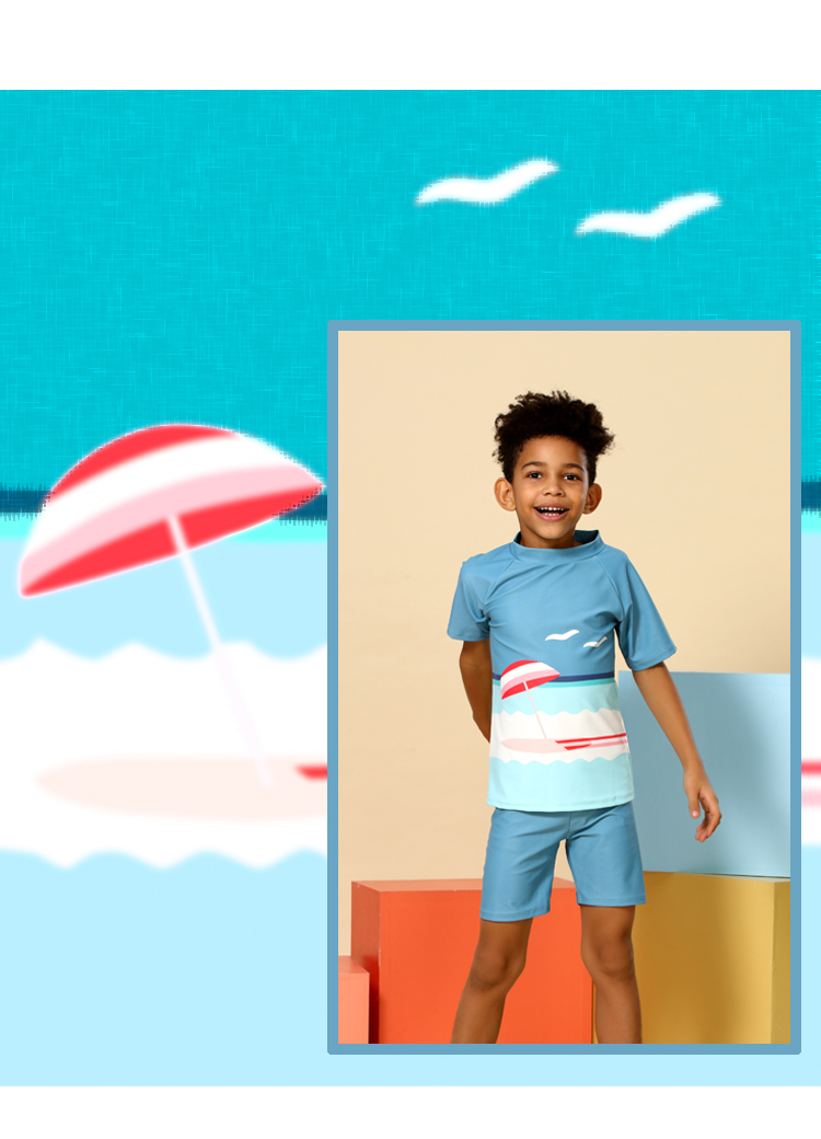 PRIDONNA2019 áo tắm trẻ em mới cho bé trai áo tắm liền kề áo tắm cho bé - Bộ đồ bơi của Kid mua do boi cho be