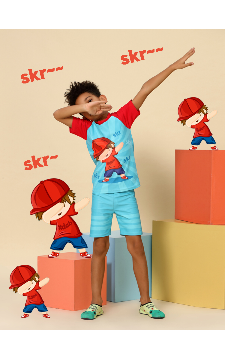PRIDONNA2019 áo tắm trẻ em mới cho bé trai áo tắm liền kề áo tắm cho bé - Bộ đồ bơi của Kid mua do boi cho be