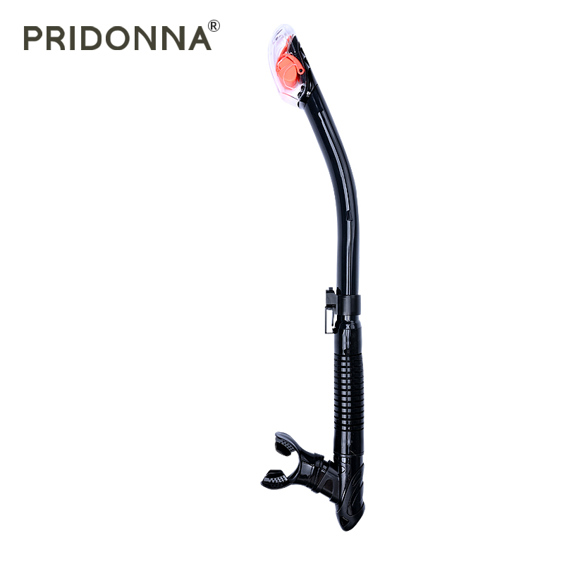 PRIDONNA フルドライ呼吸チューブ 水泳トレーニング換気 窒息防止 シュノーケリング 三宝 フリーダイビング器材