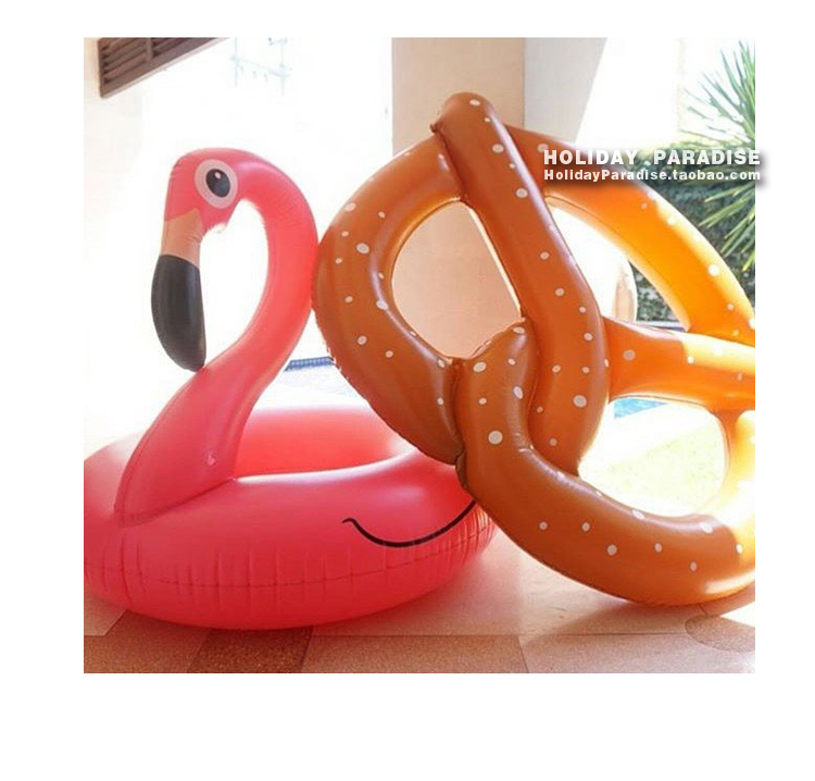 Vòng bơi fliringo flamingo để tăng dày nách phao cứu sinh bơm nước trôi nổi trôi giường phao bơi em bé