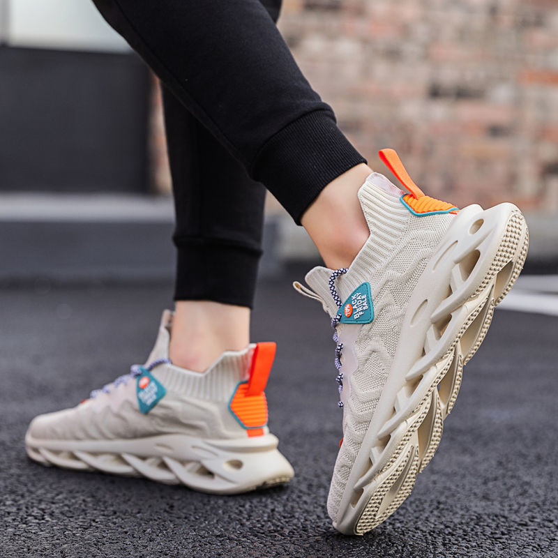 2022 summer men's shoes trend all-match sports casual shoes mesh men's breathable mesh shoes men's blade shoes