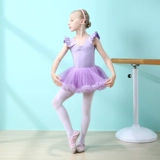 Детская летняя танцующая спортивная одежда для раннего возраста, короткий рукав