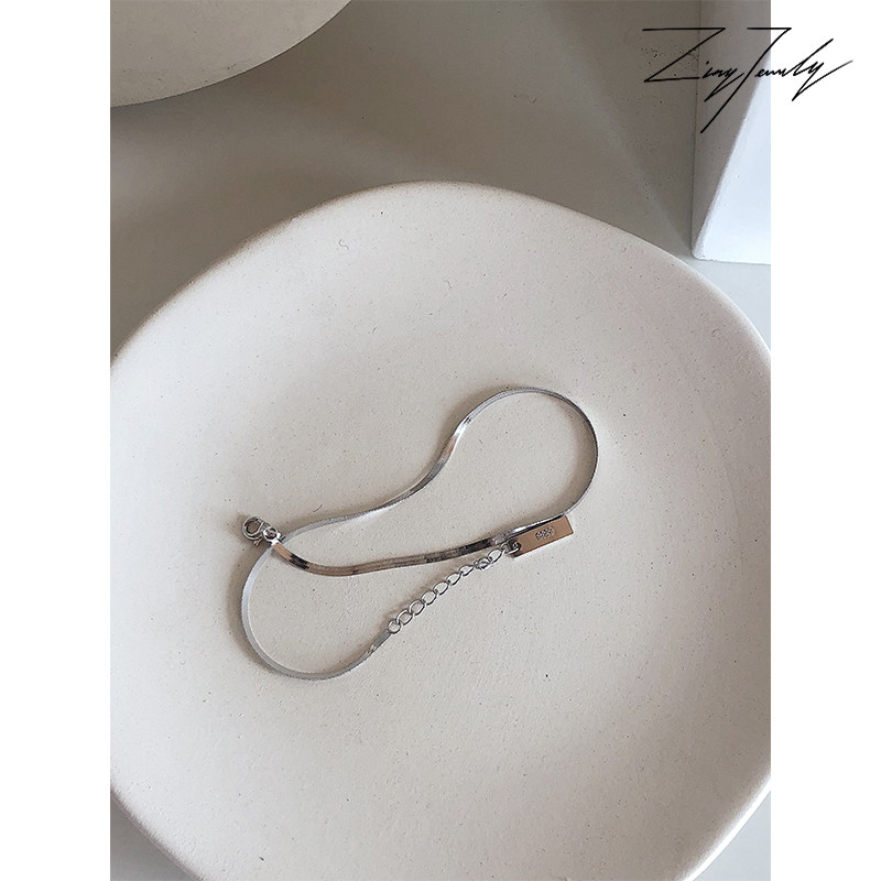 Bracelet de cheville Femme ZINGFREE en Argenterie - Ref 3102025 Image 1