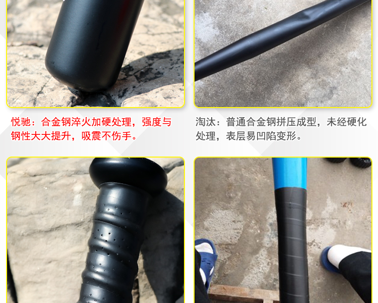 Bóng chày bat tự vệ vũ khí xe chiến đấu bóng chày bat nam gậy bóng chày dơi bóng chày dơi sắt que thép dày 	mũ bóng chày chữ b	