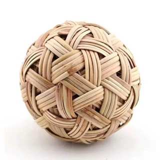 Natürlicher takraw-ball, rein handgefertigter alter fußball