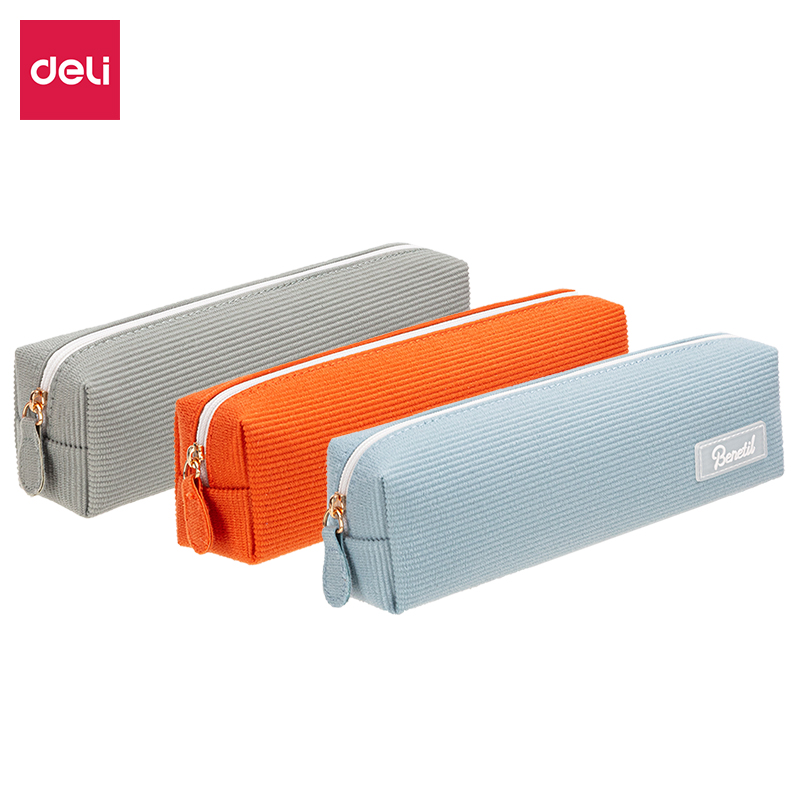 Able Sweet Beauty Teenage Girl's Tears Light Core Suede Personality Small Square Bag High School Student Pen Bag Girl Pencil Bag Pure Color Large Capacity-Taobao