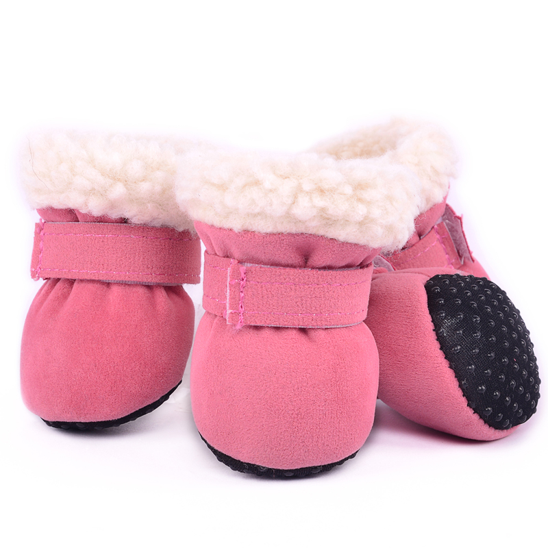 The Jiameledog shoes are more than a bear small dog Winter Teddy Shoe Set of 4 Pets Shoe Boomey Dog Foot Sleeves