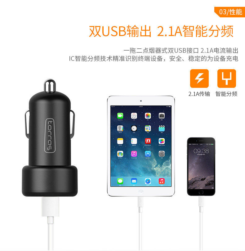 chargeur TORRAS 3.4A, 3A - Ref 1292066 Image 9