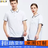 Элитная хлопковая футболка polo для работы, делается под заказ, услуга «вышивка логотипа»