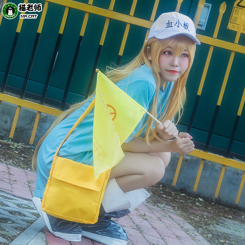 Cat teacher platelet COS clothing full set of secondary meta-uniform moving manga working cell cosplay women's clothing