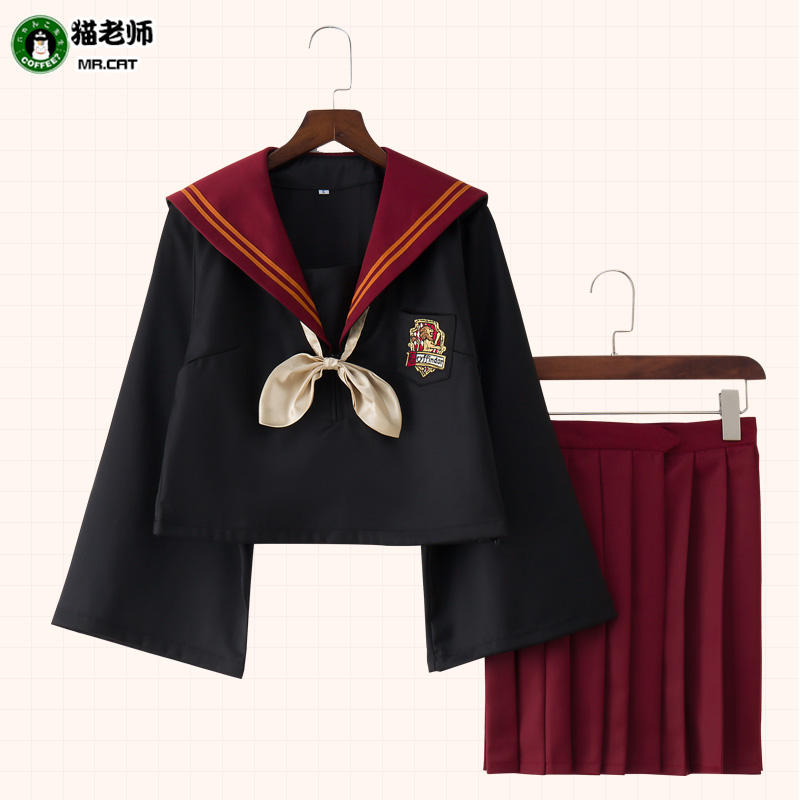 Cat Teacher Day Style Student JK Uniform Cosplay School Uniform Sailor Costume Harry Pepsi Skirt Suit Potter Women Dress