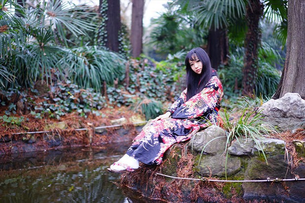 Mèo giáo viên địa ngục cô gái COS quần áo quỷ yêu cosplay trang phục kimono nhập vai đạo cụ quần áo retro đồ ngủ cosplay nữ sinh