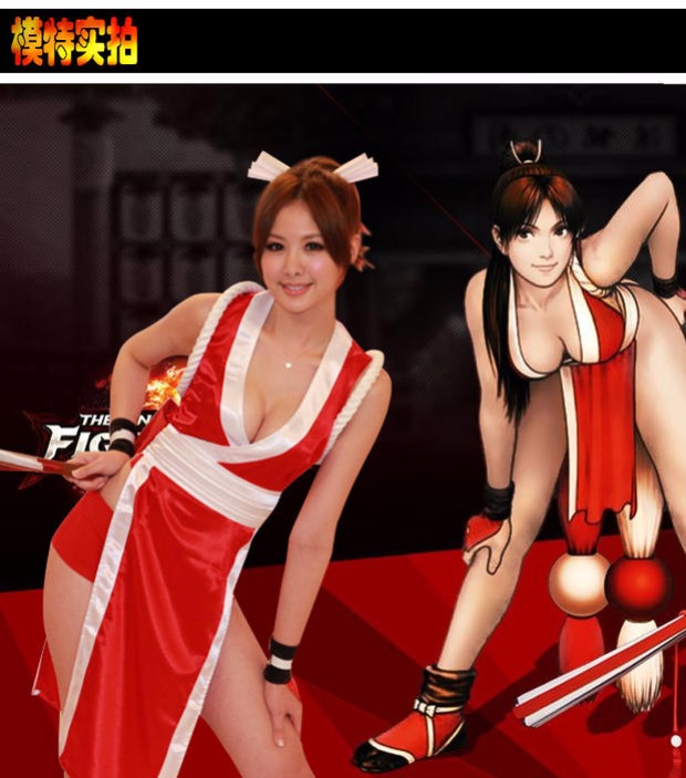 Giáo viên mèo King of Fighters không biết lửa nhảy COS quần áo hoạt hình trò chơi cosplay Quần áo Ninja quần áo biểu diễn sân khấu gợi cảm - Cosplay đồ ngủ cosplay nữ sinh
