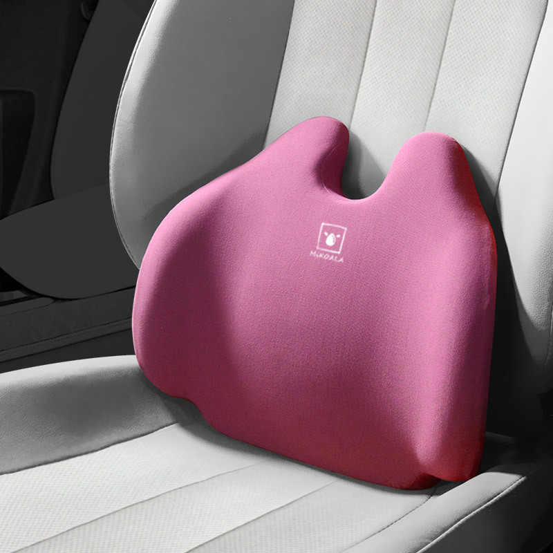 Car lumbar cushion car lumbar pad office back lumbar support lumbar back pad memory foam car seat lumbar pillow