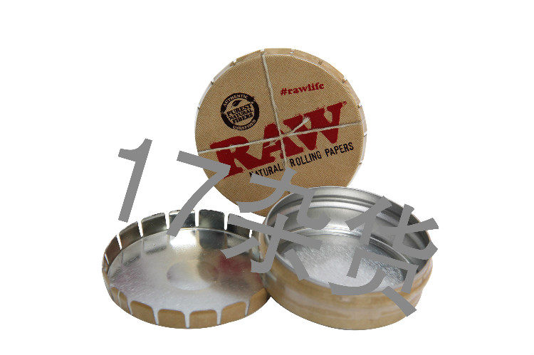 RAW hand-rolled cigarettes imported from Europe, metal box