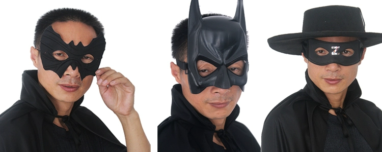 Giáng sinh cosplay chủ đề phim mặt nạ hiệu suất trò chơi cung cấp nhựa đen nửa mặt nạ Batman - Sản phẩm Đảng / Magic / Hiệu suất