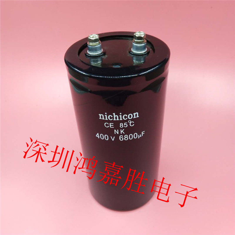 New Original Dress Imported Ginichon Nichicon 400v6800 Aluminum Electrolytic Capacitor Screw Foot