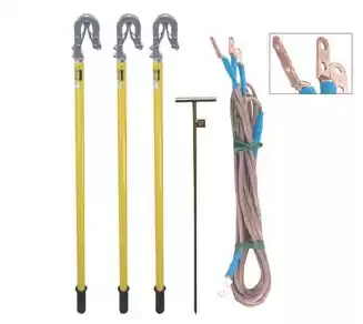 JT-1703T high pressure outdoor grounding rod large double tongue national standard 220KV outdoor grounding rod short circuit grounding wire