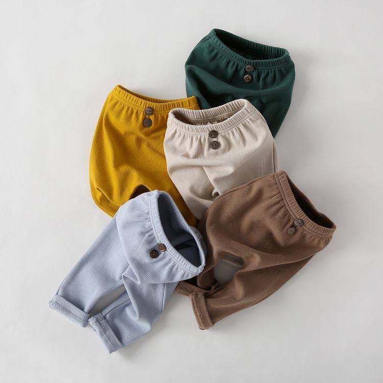 Baby and toddler big PP pants spring and autumn send boys and girls baby pants in 0 - 2 years old 1 outside wearing autumn clothing