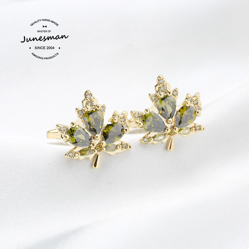 Maple Leaf! June Men Hand-Inlaid Business French Cufflinks Men's Cufflinks Crystal Gift Box Maple Leaf! June Men Hand-Inlaid Business French Cufflinks Men's Cufflinks Crystal Gift Box