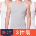 Áo ba lỗ nam modal cộng với phân bón XL cotton thể thao trung niên áo trẻ trung áo cotton nam Áo vest