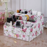 Цинканг с ящиками для хранения косметики пастырский кожаный туалетный столик для организации домашних хозяйств на рабочем столе