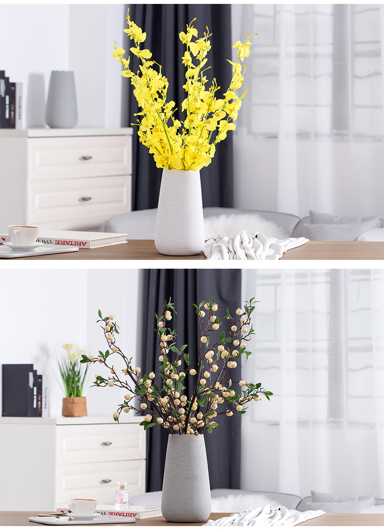 Nordic I and contracted land sitting room creative flower arranging dried flower ceramic vases, furnishing articles home decoration decoration