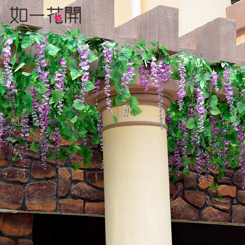 Дилер недвижимости в сфере недвижимости супер мягкая инженерная инженерная инженерная инженерная инженерная инженерия глицерия Цветочная лоза и виноградная лоза Поток -потолок декоративные пластиковые фальшивые цветы