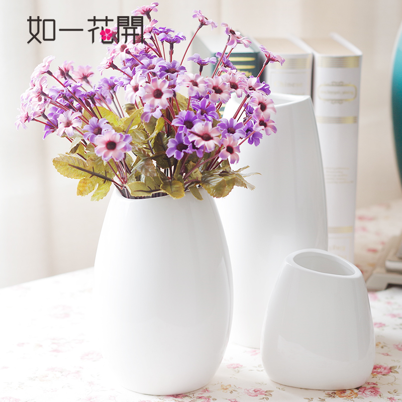 "According to Japanese modern night snow pure and fresh and contracted ceramic vases, furnishing articles home sitting room TV ark of tea table decorations