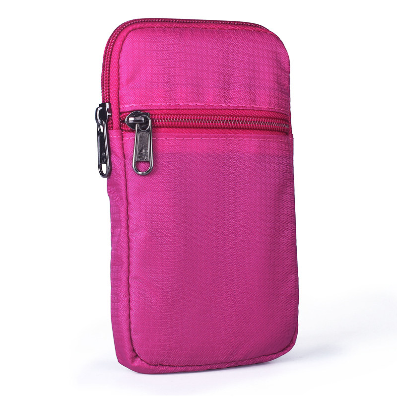 Men and women wear belt bag 6 inch mobile bag sports waist bag multi - functional bag single shoulder slope span small bag