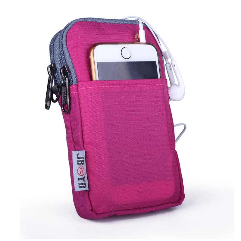 Outdoor leisure 6-inch mobile phone bag multifunctional vertical belt waist bag men's bag women's shoulder messenger bag