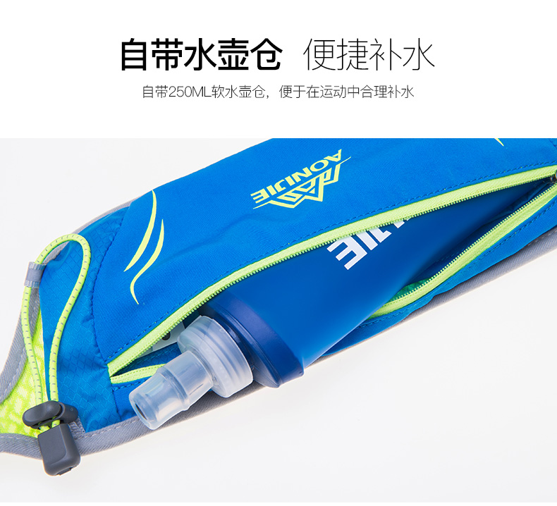 Túi thể thao chạy thoáng khí nam nữ ngoài trời vô hình vành đai nhẹ điện thoại di động túi marathon cá nhân chống trộm thời trang - Túi túi đeo hông nam	