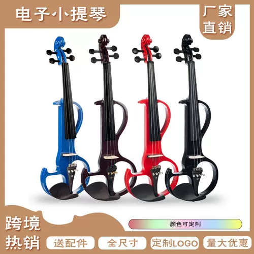 Электронная скрипка для взрослых из натурального дерева