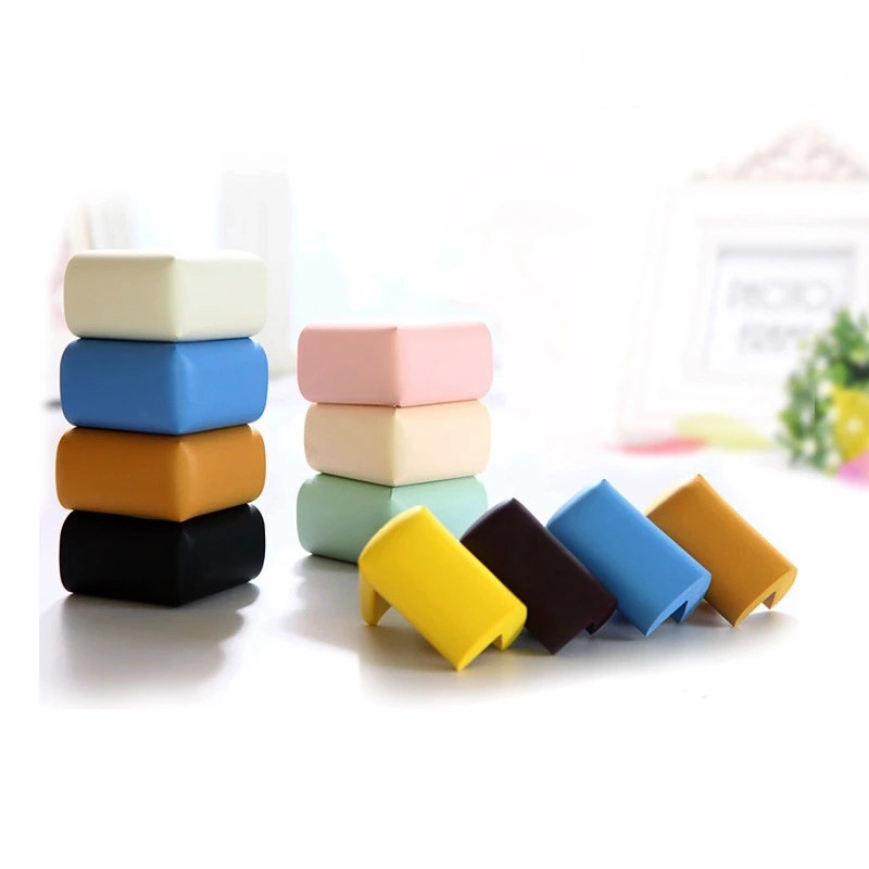 Child Collision Avoidance Corner Table Right Angle Protective Sleeve TEA TABLE SHARP CORNER FURNITURE ANTI-BUMP BABY SILICONE PROTECTIVE CORNER