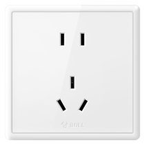 Bull switch one-on multi-control household panel 86 type two- and three-way two-on and three-on light switch with socket