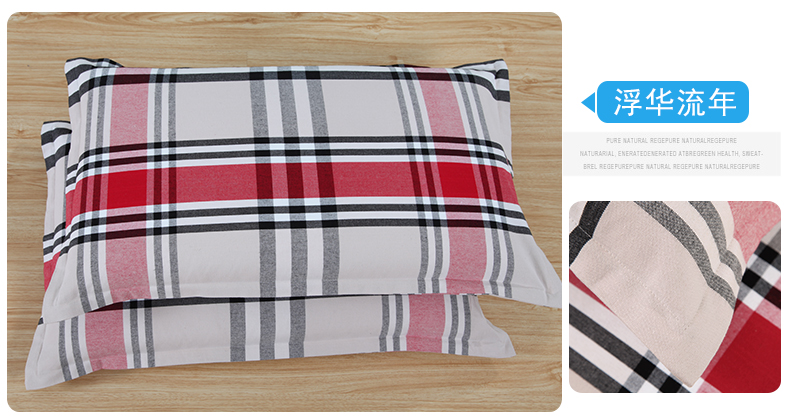 Wyatt thổ cẩm bông cũ thô phong bì dày thở bông gối 50x80cm áo gối một cặp miễn phí vận chuyển - Gối trường hợp gối ngủ