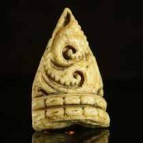 Ming Tibet burst old vestments carved exquisite and beautiful antique collection of good products