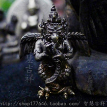 Tibetan sacred object Jue Sac school time wheel golden wing bird has invited the Dharma King JC amulet nine treasure copper