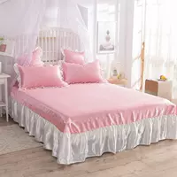 Váy lụa băng thông thường Simmons trải giường trải giường đơn mảnh chống bụi 1,5m nệm nệm 1,8m - Váy Petti giường váy