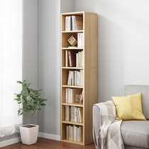 Bookshelves Simple Landing Plaid Multilayer Cabinet Shelve Shelf Home Student Bedrooms Solid Wood Creative Storage Cabinet Bookcase