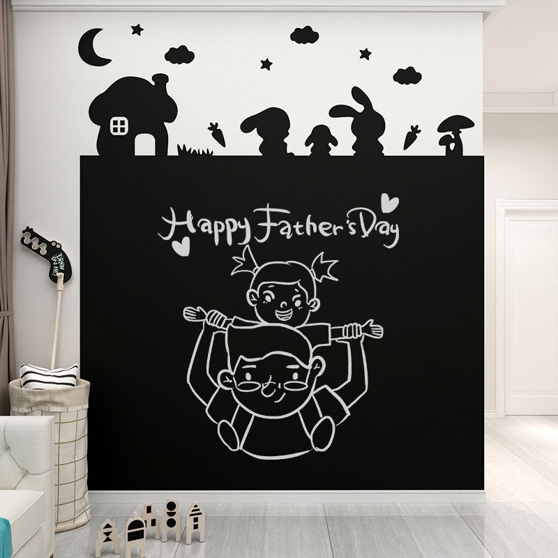 Magnetic Blackboard Wall Collage Force White Home Removable Children Graffiti Writing Bedroom Wall Deco Room Arrangement