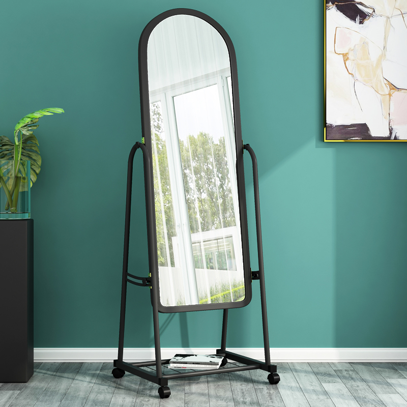 Full Body Mirror Children Home Floor Mirror Bedroom Teenage Girl Full-body Mirror Clothing Store Large Mirror Student Dorm Room Full Body Mirror