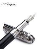 S.T. Dupont/Du Pengxin китайский лак -лак, стальная ручка, пожарная линия, ходьба с геометрическими чернилами 410108M