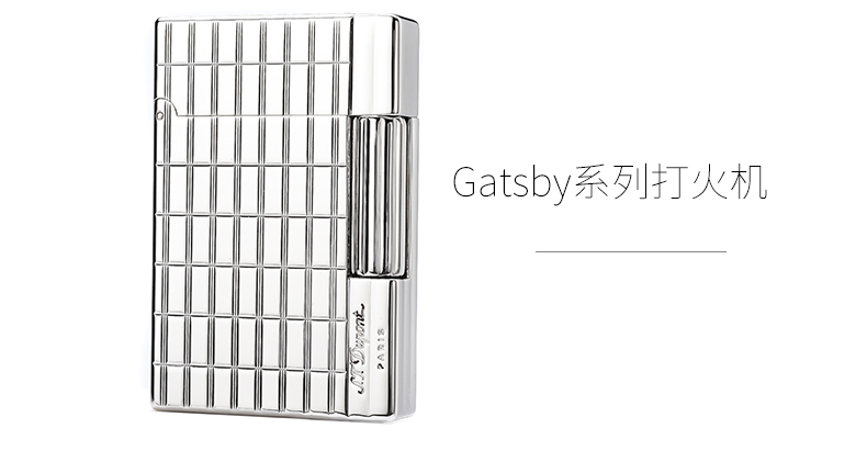 S.T.Dupont France Dupont Lang 2 bật lửa tự đánh lửa Gatsby Black Flint - Bật lửa shop bật lửa độc la