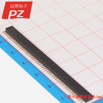 Spacing 1-27mm single row straight insertion row mother 1*50P environmentally friendly gold plated electronic components fit single