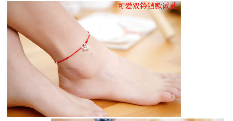 Bracelet de cheville Femme en Argenterie - Ref 3102053 Image 10