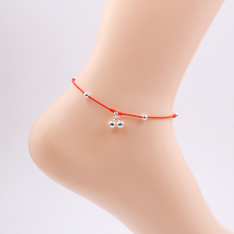 Bracelet de cheville Femme en Argenterie - Ref 3102053 Image 5