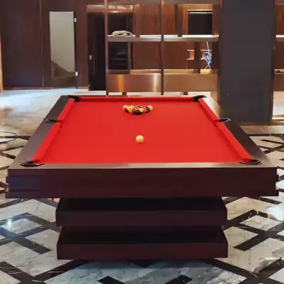 Standard adult pool table Building blocks indoor household middle eight nine ball black eight villa custom art pool table