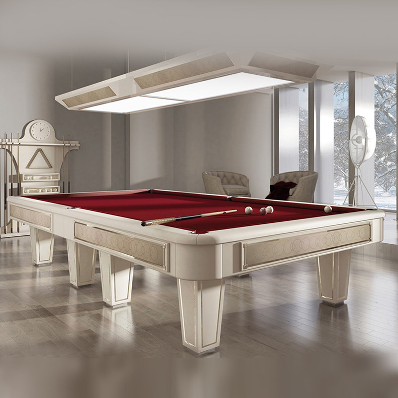 HiboyCue Villa Custom Table Tennis Table Standard Adults Home American Black Octab 16 Colorful Fancy Nine-Ball Table Tennis Table