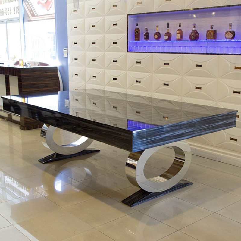 Standard Adult Home Table Tennis Table Flower Style Nine Balls American Black 8 Drop Bag Solid Wood Booking Engraving Table Ball Table